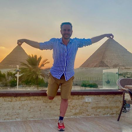 Seven Pyramids Panoramic View Inn Kafret el-Gabal 外观 照片