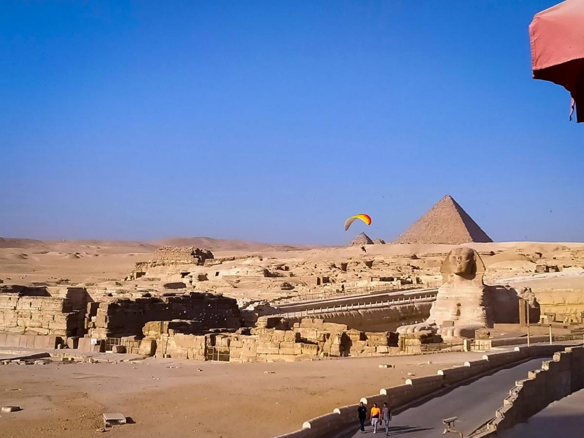 Seven Pyramids Panoramic View Inn Kafret el-Gabal 外观 照片