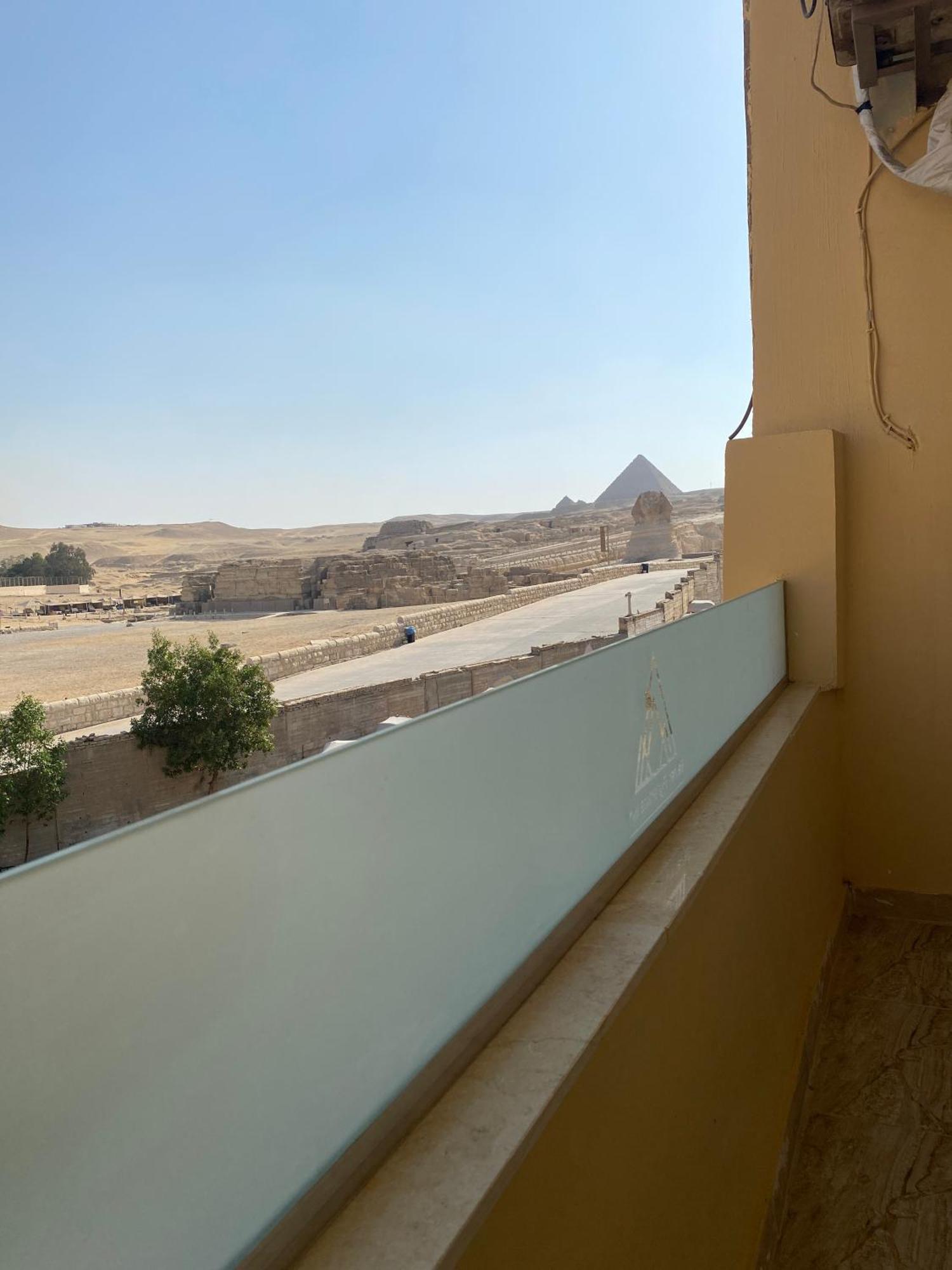 Seven Pyramids Panoramic View Inn Kafret el-Gabal 外观 照片