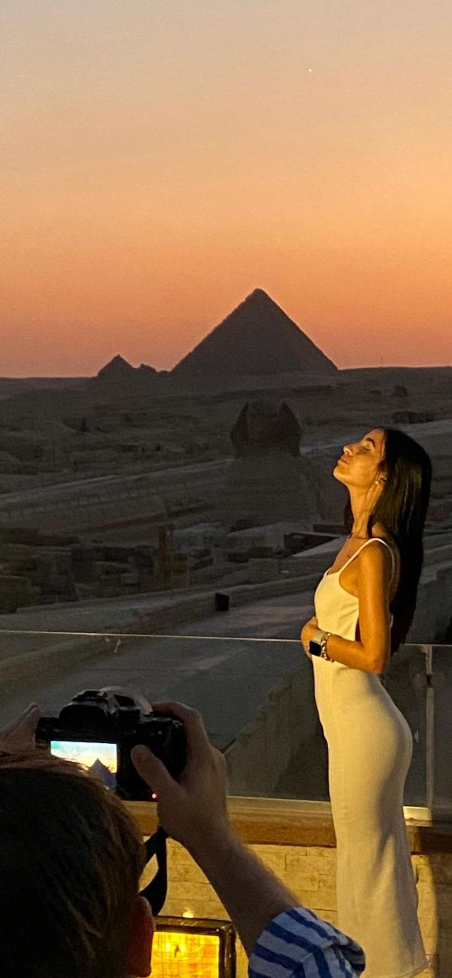 Seven Pyramids Panoramic View Inn Kafret el-Gabal 外观 照片