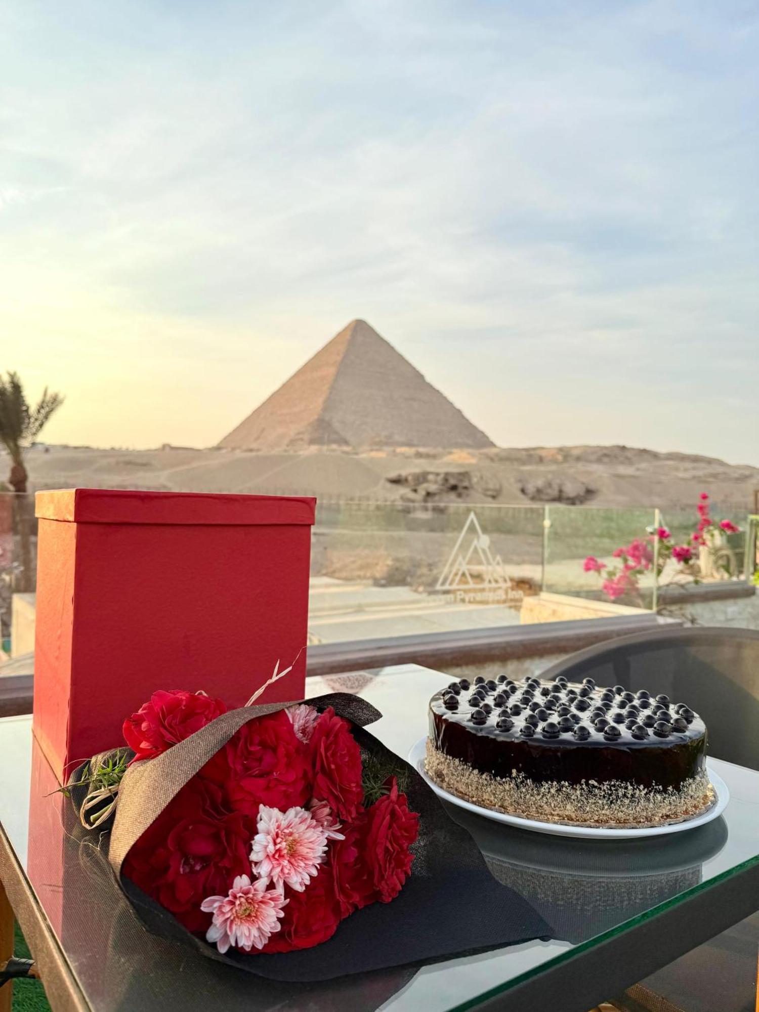 Seven Pyramids Panoramic View Inn Kafret el-Gabal 外观 照片