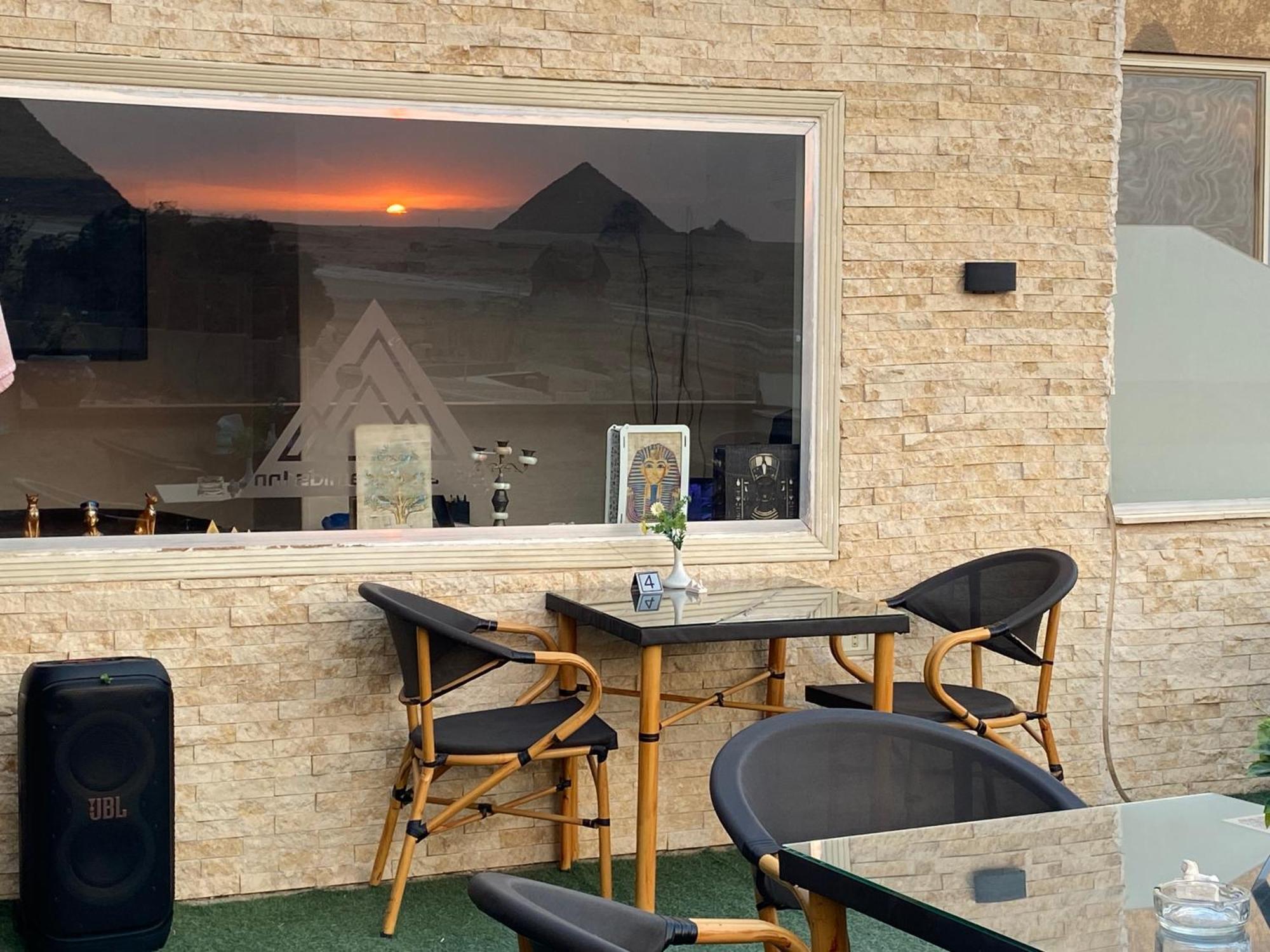 Seven Pyramids Panoramic View Inn Kafret el-Gabal 外观 照片