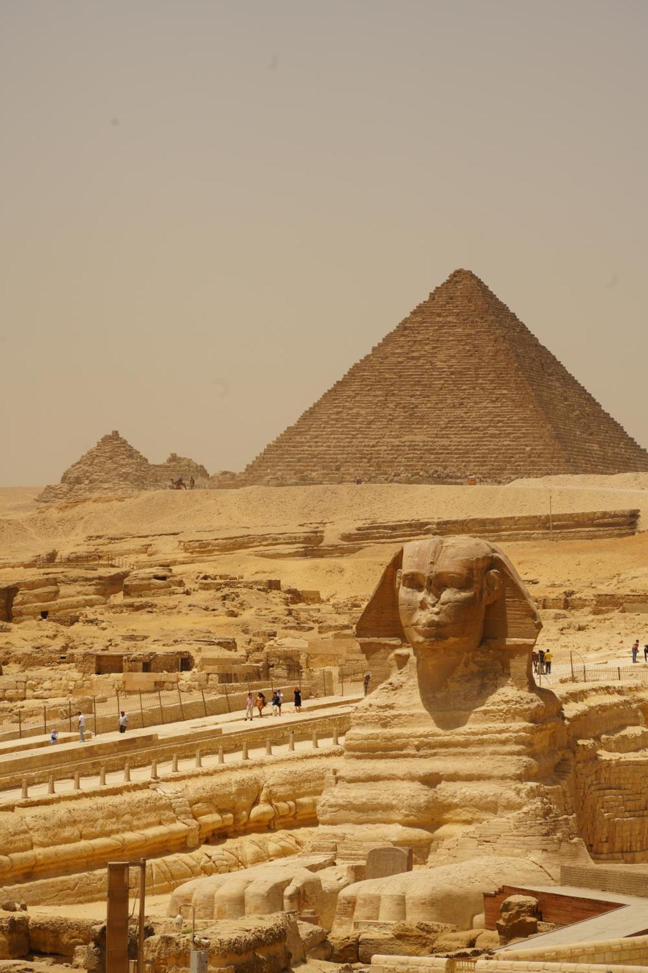 Seven Pyramids Panoramic View Inn Kafret el-Gabal 外观 照片